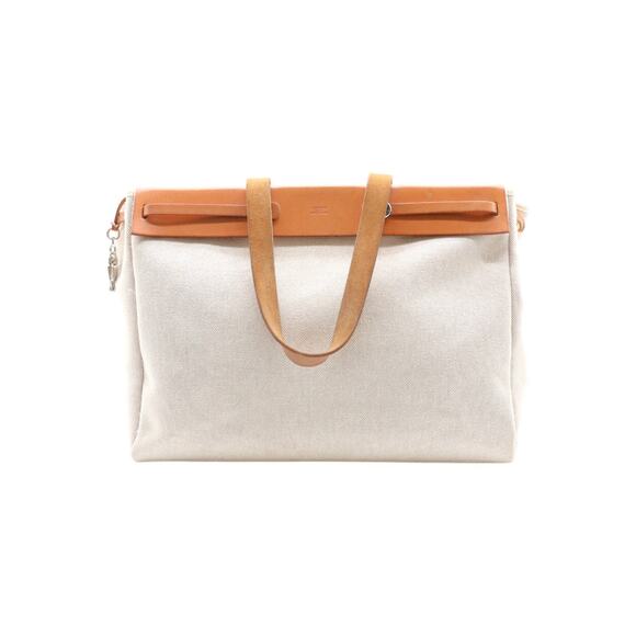 Hermès Toile Vache Hunter Cabas MM Handbag - Picture 1 of 5